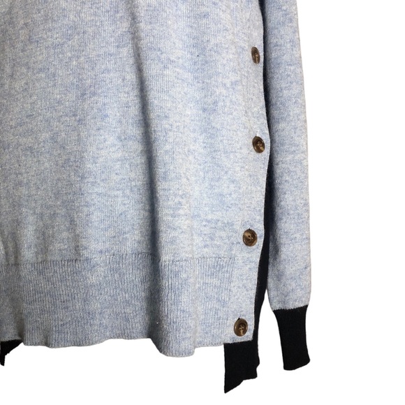 J. Crew wool/rabbit hair lightweight blue/navy sweater. Sz Small - Picture 3 of 8